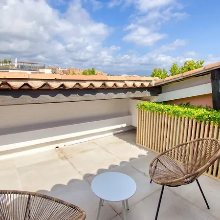 Duplex Vieil 3 Parking Avec Vue Wifi - Limestay Apartamento Antibes